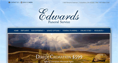 Desktop Screenshot of edwardsfuneralservice.com