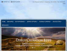 Tablet Screenshot of edwardsfuneralservice.com